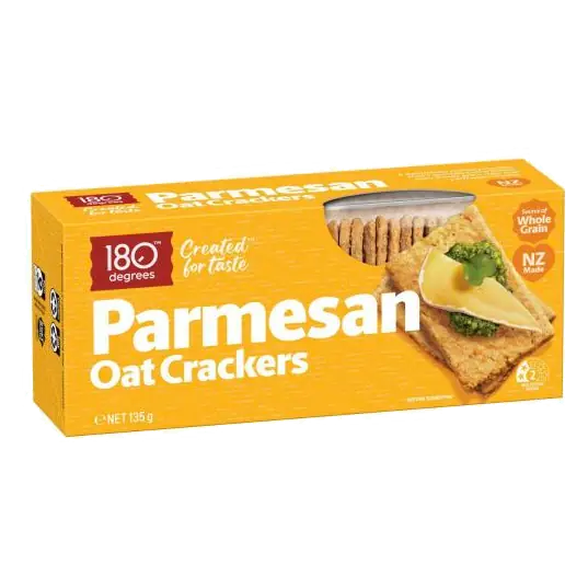 Parmesan Oat Crackers