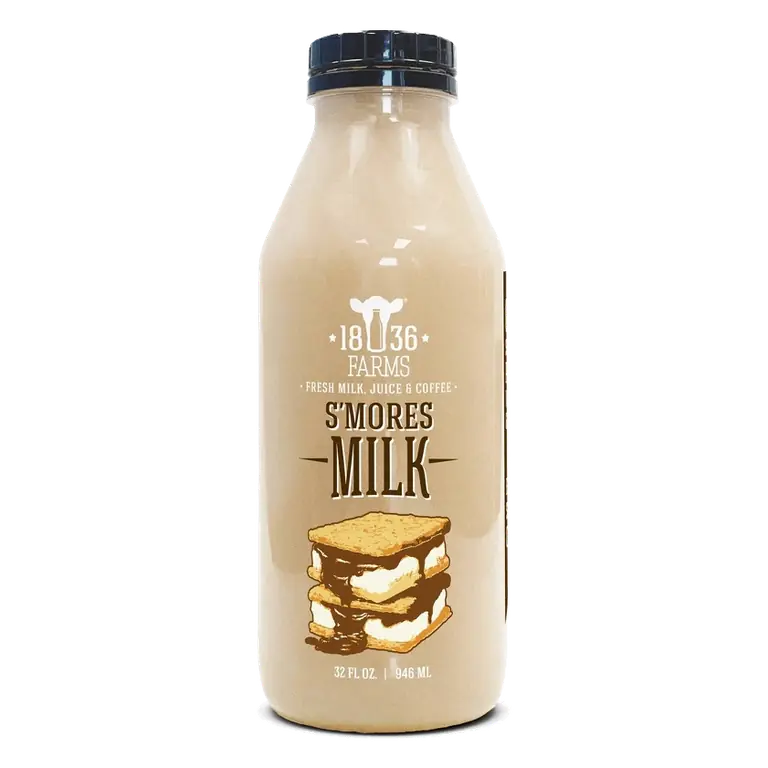 1836 Farms S'mores Milk, 32 fl oz