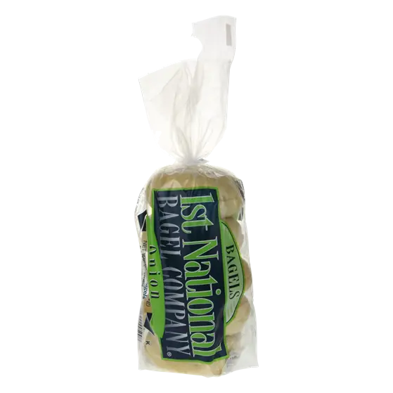 1st National Bagel Company Onion Bagels