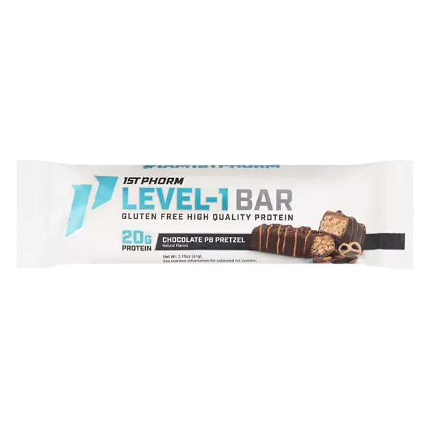 Level-1 Chocolate PB Pretzel Bar