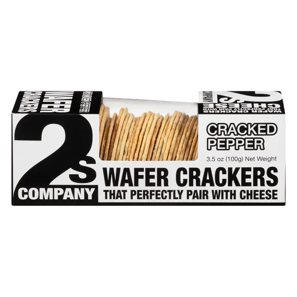 Cracked Pepper Wafer Crackers