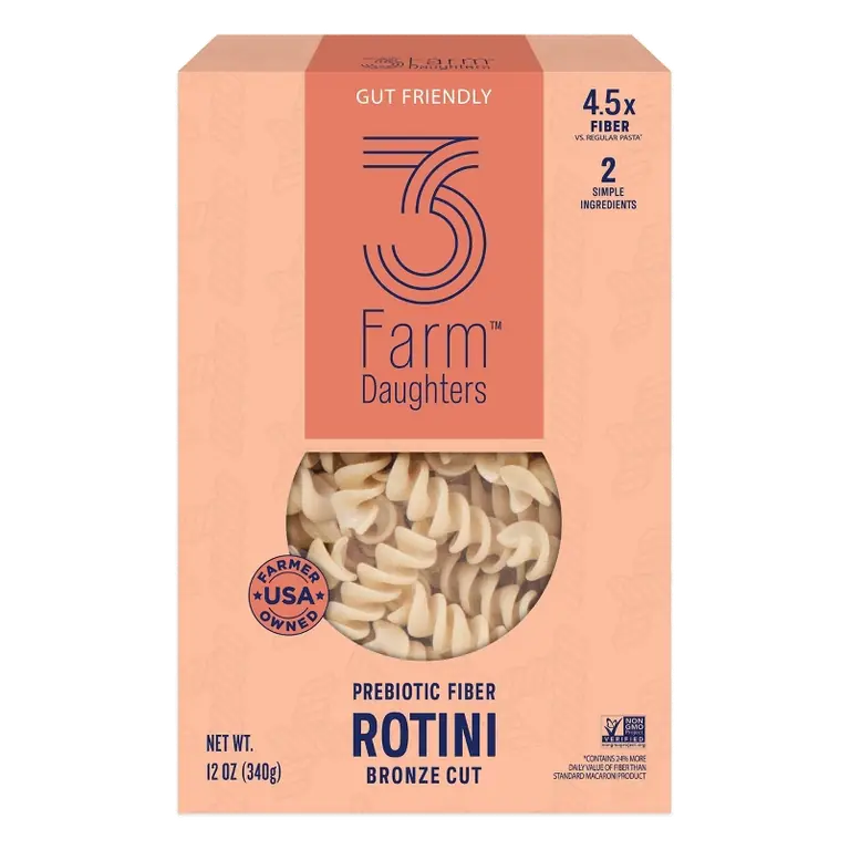 3 Farm Daughters High Fiber Rotini Pasta, 12oz