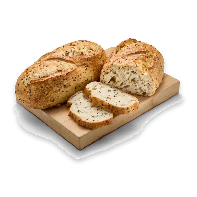35hr Whole Soybean & Linseed Sourdough Loaf