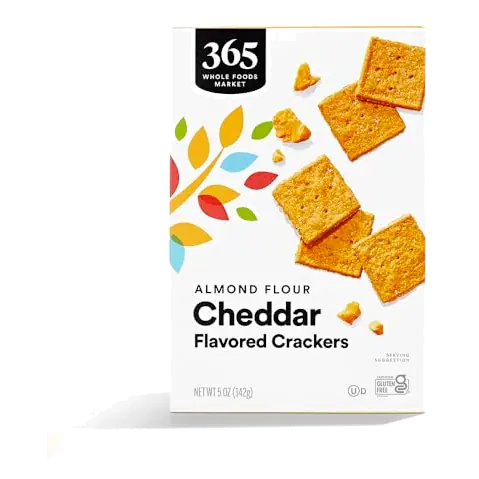 Cheddar Almond Flour Crackers, 5 OZ