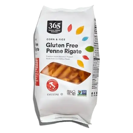 Corn & Rice Penne Rigate, 12 OZ