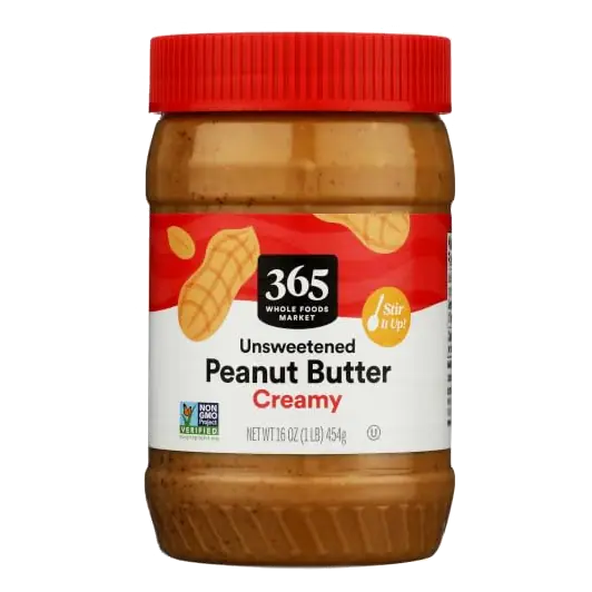 Creamy Unsweetened Peanut Butter, 16 OZ