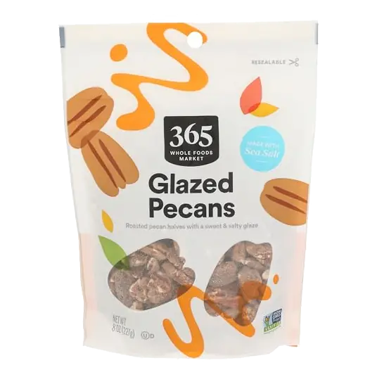 Glazed Pecans, 8 OZ