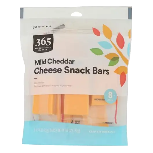 Mild Cheddar Cheese Bar Snack, 6 OZ