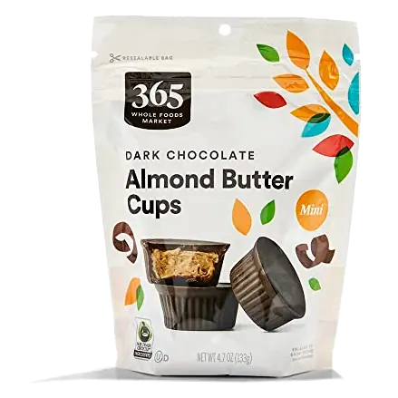 Mini Dark Chocolate Almond Butter Cups, 4.7 OZ