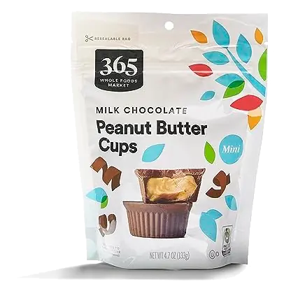 Mini Milk Chocolate Peanut Butter Cups, 4.7 OZ