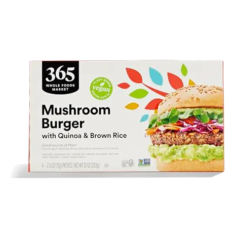 Mushroom Burger with Quinoa & Brown Rice, 10 OZ