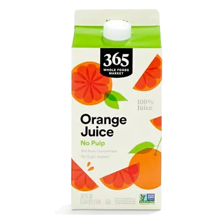 No Pulp Orange Juice, 52 FZ