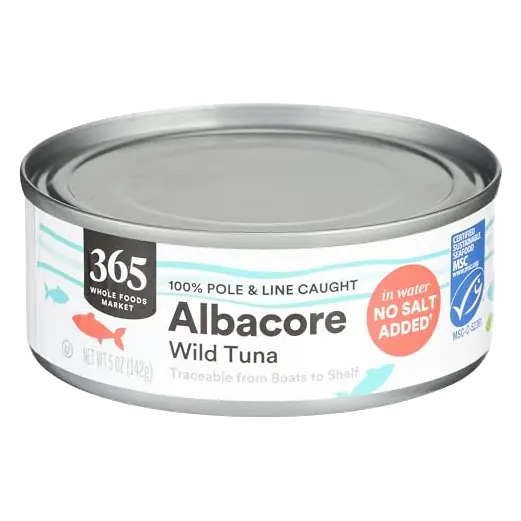 No Salt Added Albacore Tuna in Water, 5 OZ