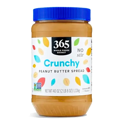 No Stir Crunchy Peanut Butter, 40 OZ