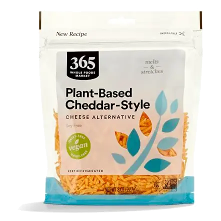 Non Dairy Cheddar Cheese Shreds, 8 OZ