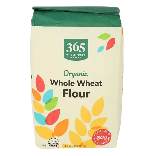 Organic 100% Whole Wheat Flour, 80 OZ