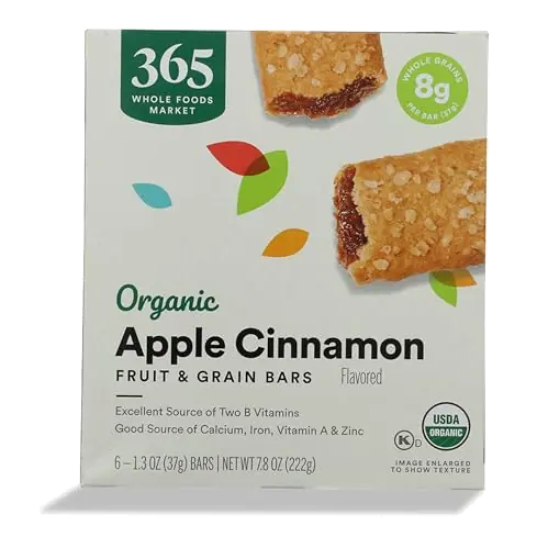 Organic Apple Cereal Bar 6 Count, 7.8 OZ