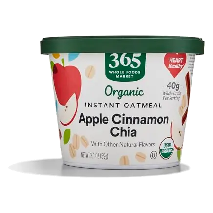Organic Apple Cinnamon Instant Oatmeal, 2.1 OZ