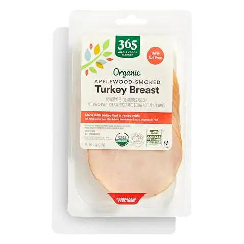 Organic Applewood Smoked Sliced Turkey, 6 OZ