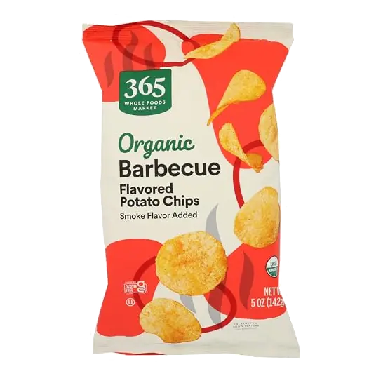 Organic Barbecue Potato Chips, 5 OZ