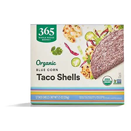 Organic Blue Taco Shells, 5.5 OZ