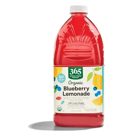 Organic Blueberry Lemonade Reduced Sugar Juice, 64 FZ