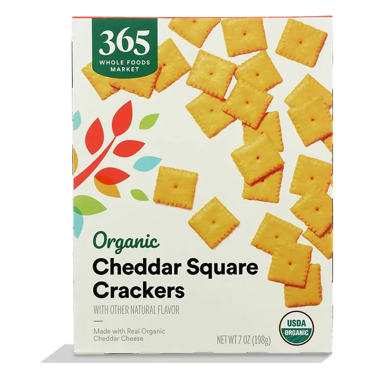 Organic Cheddar Squares, 7 OZ