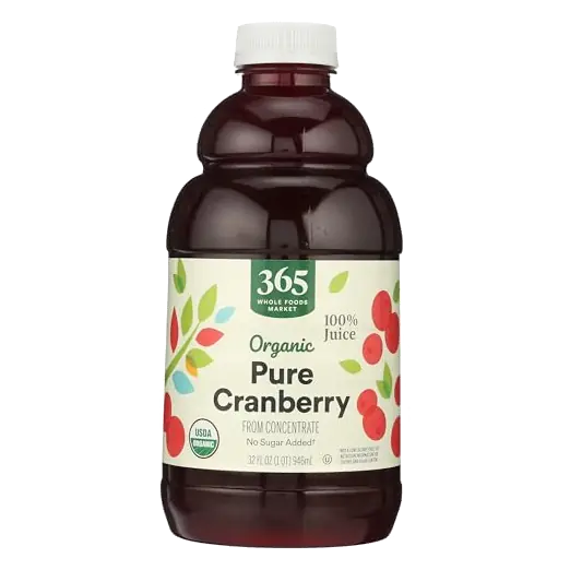 Organic Cranberry Juice, 32 FZ
