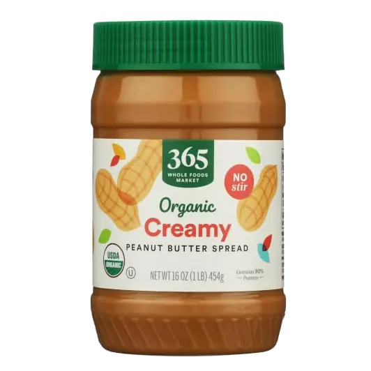 Organic Creamy Peanut Butter Spread, 16 OZ
