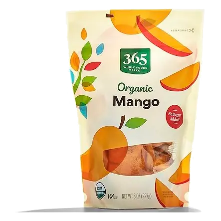 Organic Dried Mango, 8 OZ