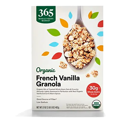 Organic French Vanilla Almond Granola, 17 OZ