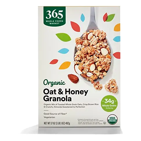 Organic Granola Oat And Honey, 17 OZ