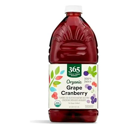 Organic Grape Cranberry Juice, 64 FZ