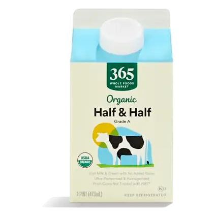 Organic Half and Half, 16 OZ