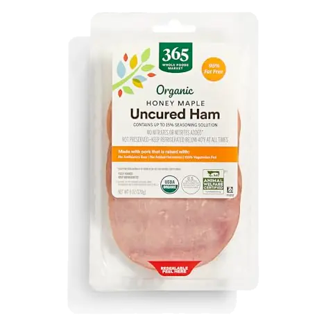 Organic Honey Maple Sliced Ham, 6 OZ
