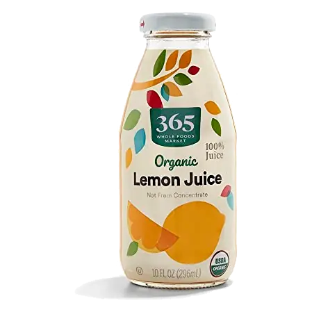Organic Lemon Juice, 10 FZ