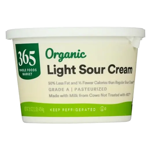 Organic Low-Fat Sour Cream, 16 OZ