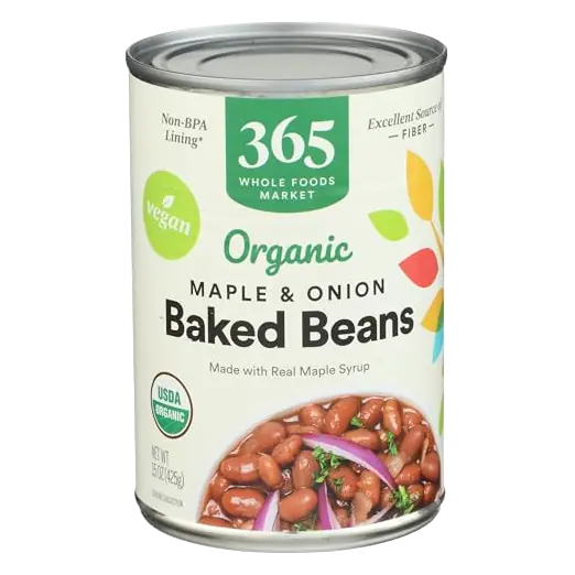 Organic Maple Baked Beans with Onion, 15 OZ