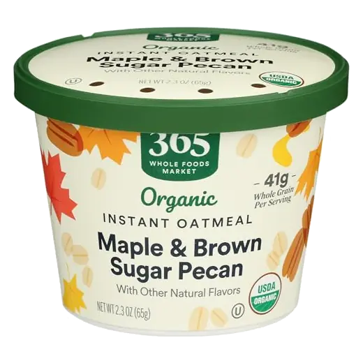 Organic Maple & Brown Sugar Instant Oatmeal, 2.3 OZ