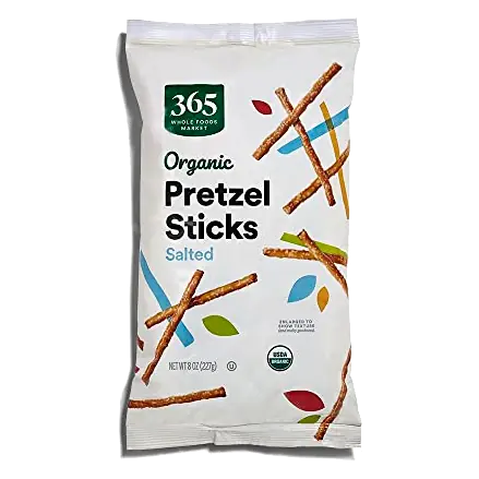 Organic Mini Pretzel Sticks, 8 OZ