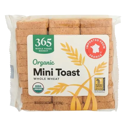 Organic Mini Wheat Toasts, 2.8 OZ