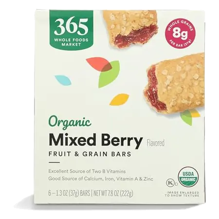 Organic Mixed Berry Cereal Bar 6 Count, 7.8 OZ