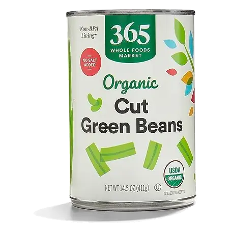 Organic No Salt Added Cut Green Beans, 14.5 OZ