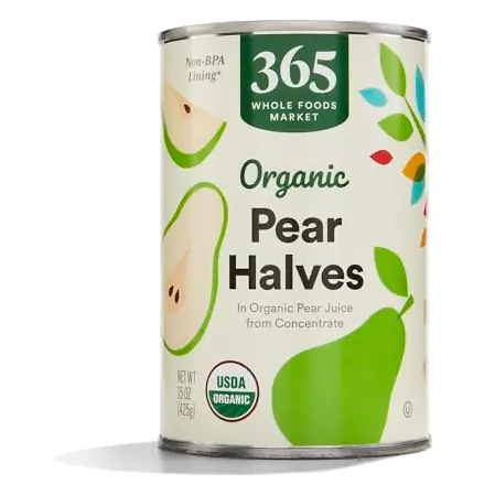 Organic Pear Halves, 15 OZ