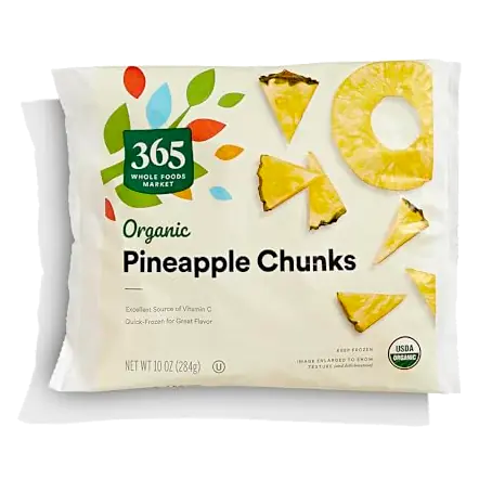 Organic Pineapple Chunks, 10 OZ