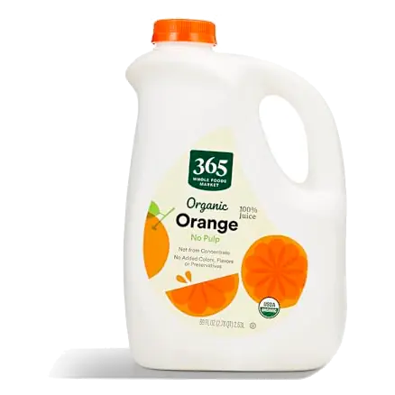 Organic Pulp Free Orange Juice, 89 FZ