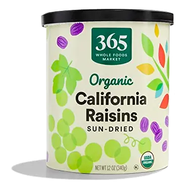 Organic Raisins, 12 OZ