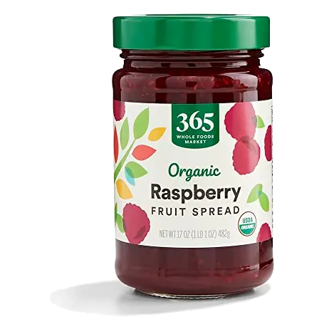 Organic Raspberry Fruit Spread, 17 OZ