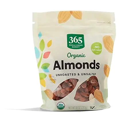 Organic Raw Almonds, 10 OZ
