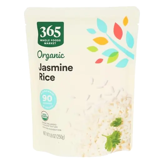Organic Rice Jasmine 90 Second, 8.8 OZ